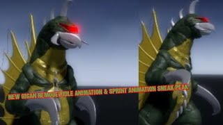 Project Kaiju 4.0 ||Roblox New Gigan Remodel Idle Animation & Sprint Animation Sneak Peak!