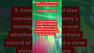 5 Learnings from the Intelligent Investor - Chapter 15 Stock Selection for Enterprising Investor