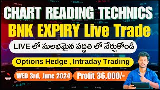 LIVE BANKNIFTY Expiry Trade for Wed 3rd July, 2024 | Intraday Trading