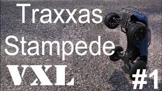 Traxxas Stampede 2wd VXL Wheelies and Jumps