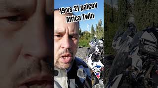 19 vs 21 palcové koleso Africa Twin #motoride_sk #shorts