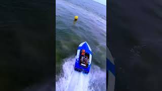 Full speed ahead In a ski boat #fyp  #new  #trending #foryou #fpv #reels #freefire #dji