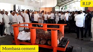 Mombasa Cement final journey by firewood in Nyali