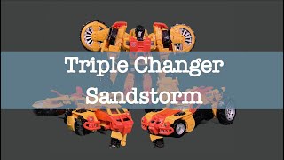 Transformers Generations Triple Changer Sandstorm