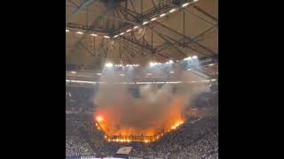 Eintracht Braunschweig away pyroshow | Schalke 04 vs Eintracht Braunschweig #braunschweig #fußball