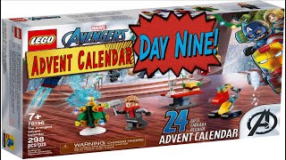 DAY 9! Lego Marvel Advent Calendar 76196 Unboxing & Review