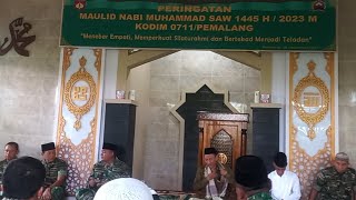 (Live) Peringatan Maulid Nabi Muhammad SAW 1445H/2023 Kodim 0711/Pemalang