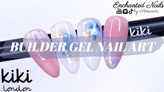 Builder Gel In A Bottle Nail Tutorial | Encapsulated Shell Nail Design