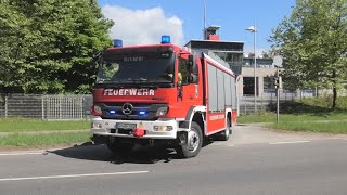 [Neuer B-Dienst] - Löschzug + Rüstwagen 2 und GW-Mess Berufsfeuerwehr Schwerin auf Wachausfahrt