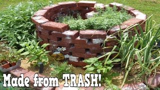 Herb Spiral - Grow all of your herbs in a small space!