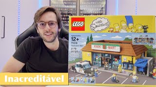 LEGO Simpsons KWIK E MART  O Melhor da LEGO (Unboxing, Review)