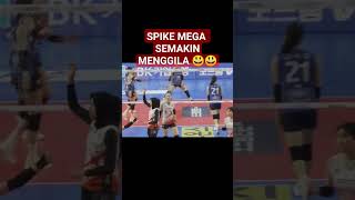 spike mega semakin menggila coy #volleyball