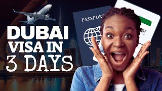 How to get a Dubai🇦🇪 Visa in 3 Days. Apply Now