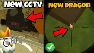 🤯New cctv and new dragon of chicken gun 3.8.0 update😱😱 ||102%REAL||