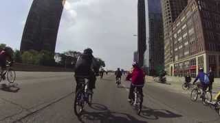 Cycling South to Grant Park on Lake Shore Drive, BTD - 2013