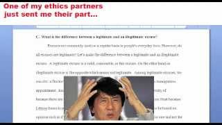 An illiterate ethics partner