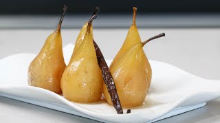 Peras en Almíbar de Vainilla / Pears in a Vanilla syrup