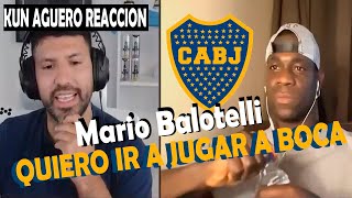 ¡QUIERO JUGAR en BOCA! TREMANDA DECLARACION de Mario Balotelli con el  KUN AGUERO en VIVO