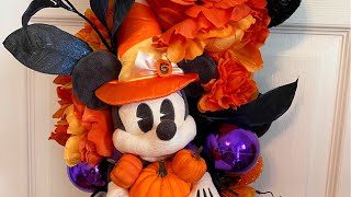 Make a Minnie Mouse Halloween Swag!