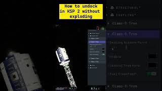 Undock in Kerbal space programm 2 #ksp2 #kerbalspaceprogram2 #shorts