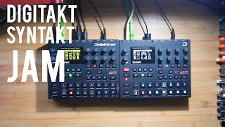 Elektron digitakt,syntakt JAM 14/1/23 11:30 dawless,electronica