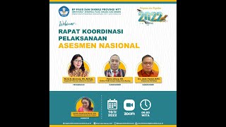 RAKORDA PERSIAPAN ASESMEN NASIONAL TINGKAT NTT