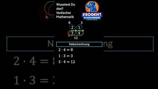 Vedische Mathematik: Brüche über Kreuz addieren