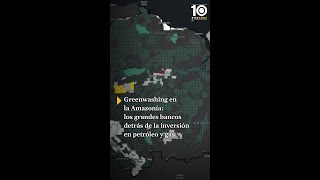 Greenwashing en la Amazonía: los grandes bancos detrás de la inversión en petróleo y gas