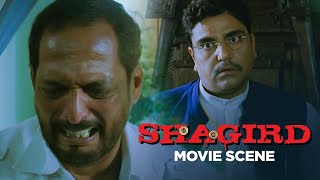 After Getting Slapped By The Minister, Nana Patekar Bursts Into Tears | Shagird | Movie Scene