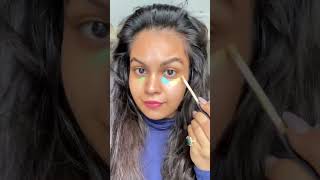 How to Hide Dark Circles :Blue vs Green Color Corrector 💙💚#viral #makeup #viral #viralshorts #new