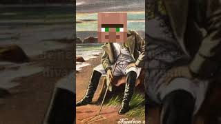 Minecraft villager singing "amour plastique" #shorts #short