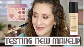 TESTING NEW MAKEUP!  Ulta x Melisa Michelle Palette & BareMinerals BarePro Foundation