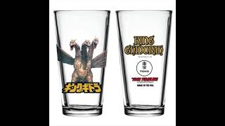 Godzilla 2021 Toon Tumbler Pint Glass Kong Vs. Godzilla 2021