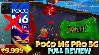 Poco M6 Pro 5G Free Fire Gameplay || Poco M6 Pro 5G Free Fire  Test || Poco M6 Pro 5G Pro Review ||😱