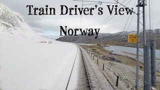 TRAIN DRIVER'S VIEW: Changing  Seasons on the Bergen Line☀️🌧🍂☃️