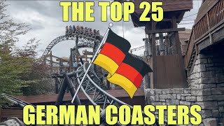 The Top 25 Roller Coasters in Germany (and also Toverland)