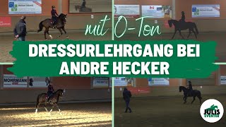 Dressurreiten ist ja nicht so leicht / Andre Hecker mit O-Ton