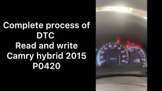 Complete DTC Read and Write Process with BitBox Software for Camry Hybrid 2015