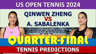 Qinwen Zheng - ArynaSabalenka | QF | US Open 2024