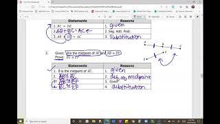 Geometry: Segment Proofs