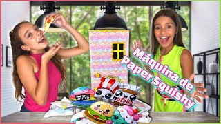 COMO FAZER MÁQUINA DE PAPER SQUISHY GIGANTE MUITO FÁCIL