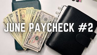 June Paycheck 2 | Low Income Cash Envelope Stuffing