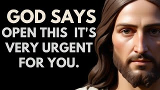 God says open this it's very urgent for your life l God Message today l @JesusWordsforlife l God