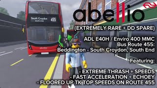 {ECHOEY} ADL ENVIRO 400H MMC THRASHED ON ROUTE 455 | Roblox Croydon V1.3.1 - 2584 (YY67GZE) Aballio!