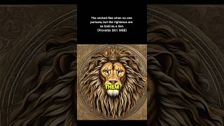 Be as bold as a lion #bible #Jesus #God #guidance #shorts