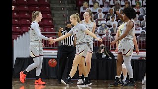 Cameron Swartz 23 point, 7 rebound game Georgia Tech @ Boston College WBB February 21, 2021