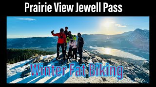 Prairie View/Jewell Pass Barrier Loop | Winter Fat Biking | Kananaskis | Norco Bigfoot VLT 2023 |