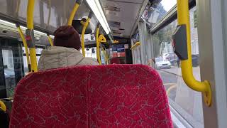 *DIVERSION* Journey on TUK London Bus Route 109. Croydon, Town Centre - Sumner Road (2513)(YY64TZN)