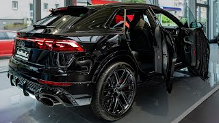 New 2025 Audi RS Q8 - Black Wild V8 Beast in Detail ! Sound, Exterior and Interior - 4K