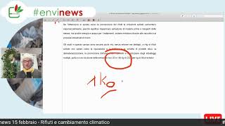 #envinews 15 febbraio - I rifiuti e il cambiamento climatico